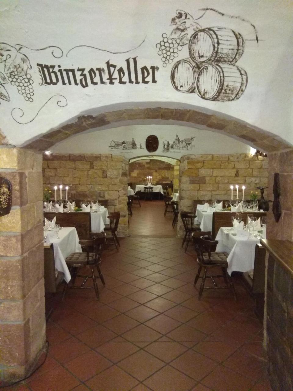 Winzergarten Hotel-Restaurant Grosskarlbach Bagian luar foto
